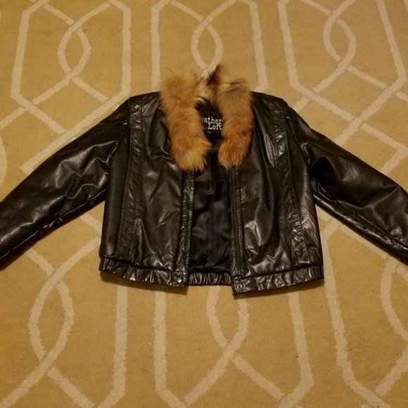 Leather Loft Vintage women's jacket size 9/10 - Picture 3 of 11